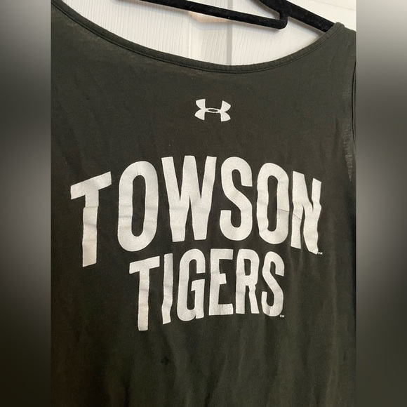 Under Armour Towson Tigers Women's Tank Top - dark green - Picture 2 of 4